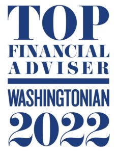 Top Financial Advisor - Washingtonian Magazine 2021-2022